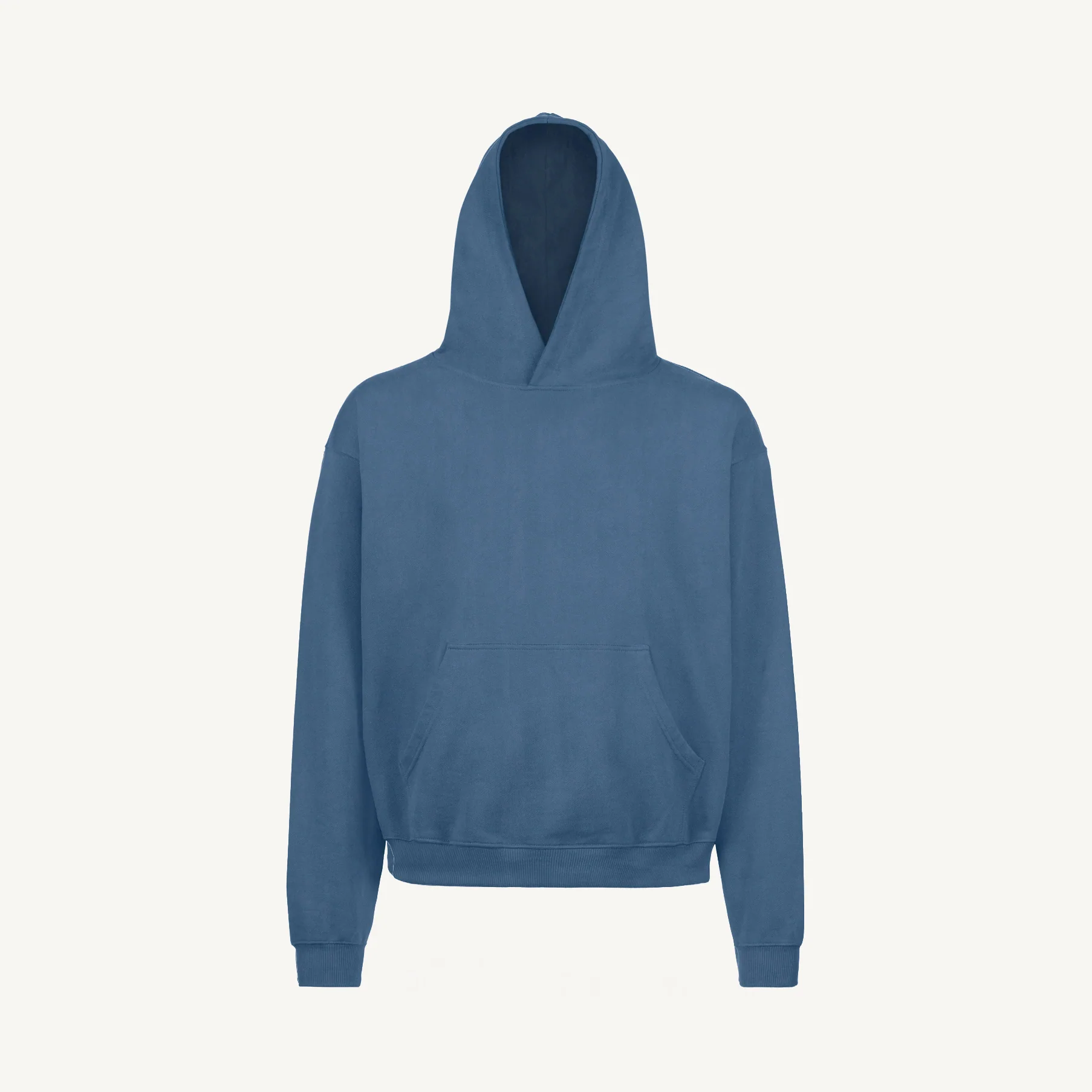 18-4027 TCX Vintage Moonlight Blue Oversized Hoodie.