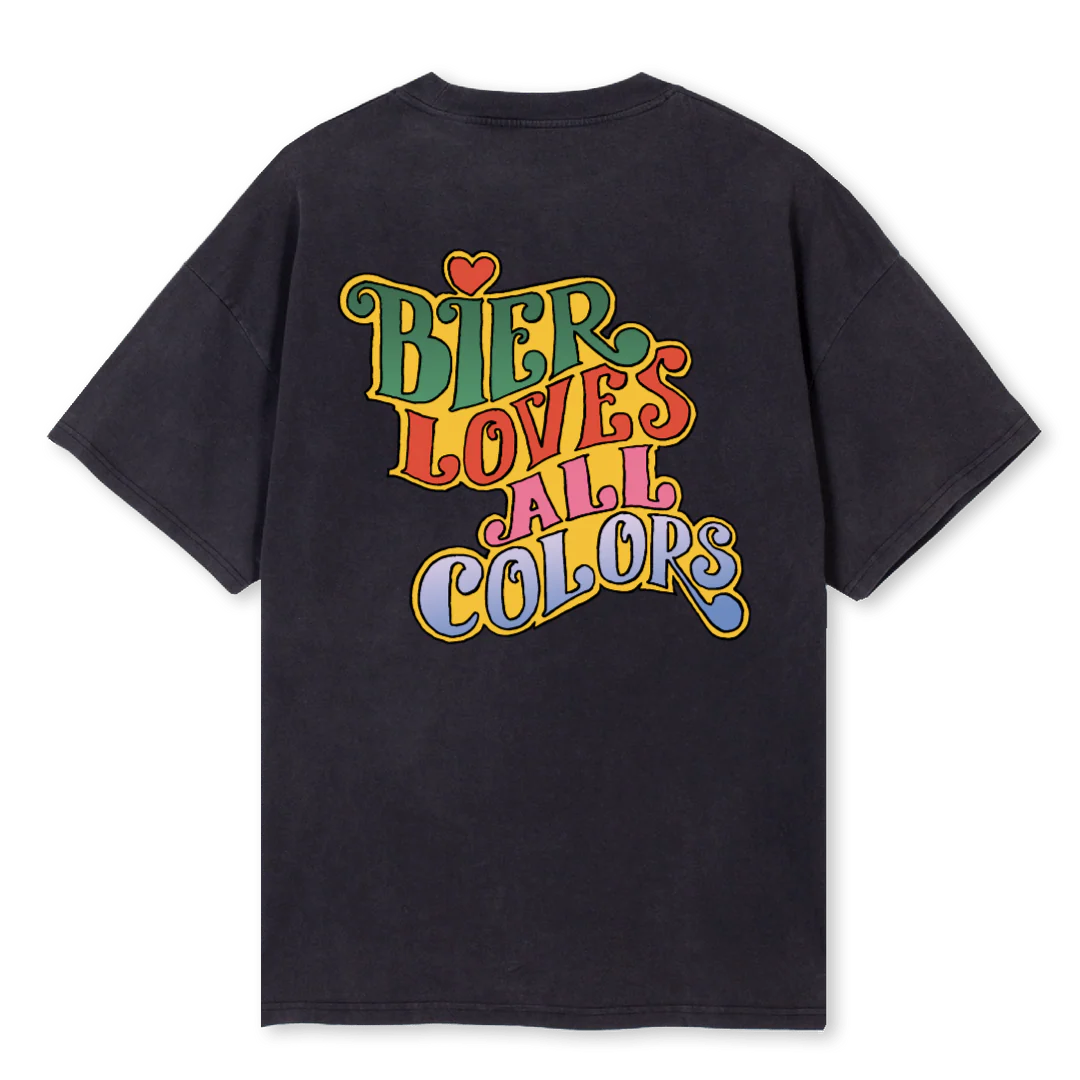 COLORSWHITE_VB Vintage Black Oversized Tee - Image 2