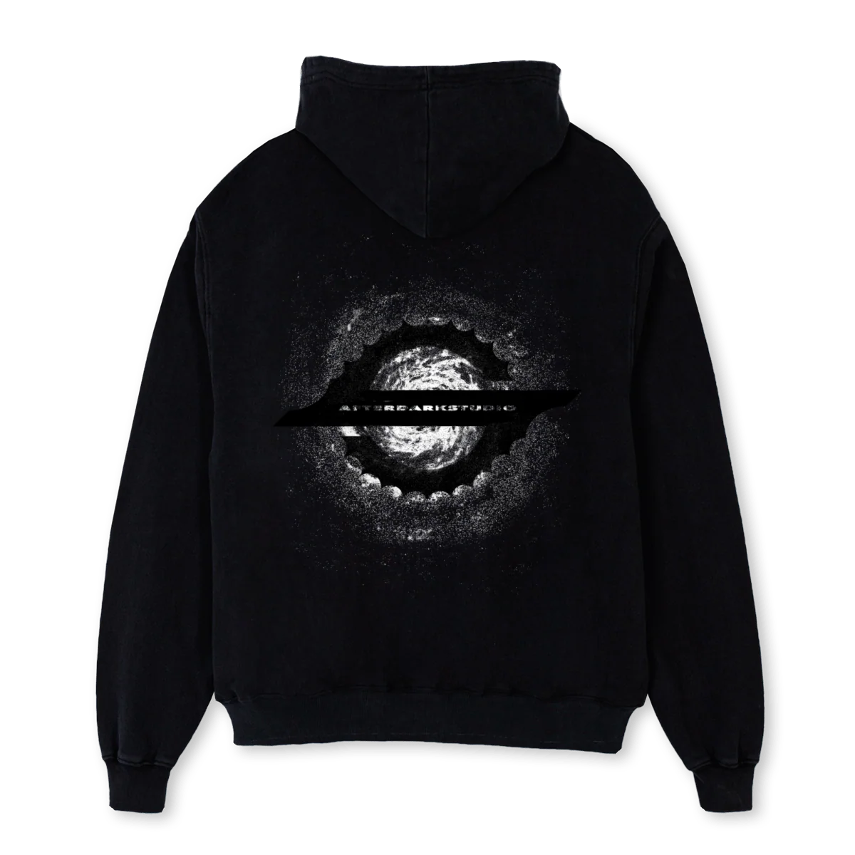 ADS STAFFZIPPER Black Oversized Zipped Hoodie. - Image 2