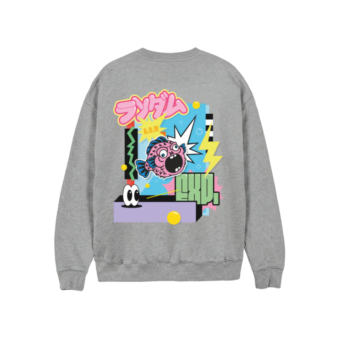 ADWXRNDMFUGU_GM Grey Marl Regular Crewneck Sweater. - Image 2