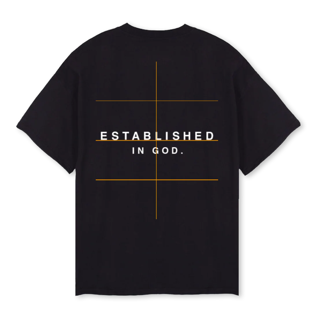 AFNC SAMPLE Black Oversized Tee. - Image 2