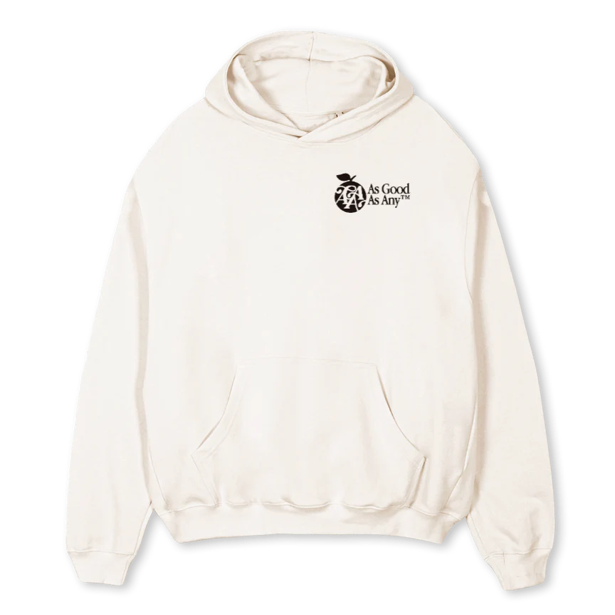 AGAAAPLE2_VH Vintage White Oversized Hoodie