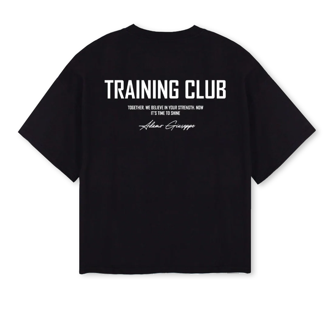 AGGYMT Black Oversized Boxy Tee. - Image 2