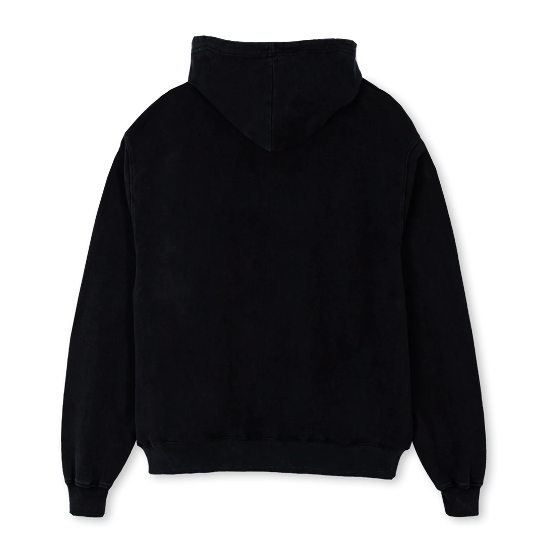 AGNEWSMLOGOBL Black Oversized Hoodie. - Image 2