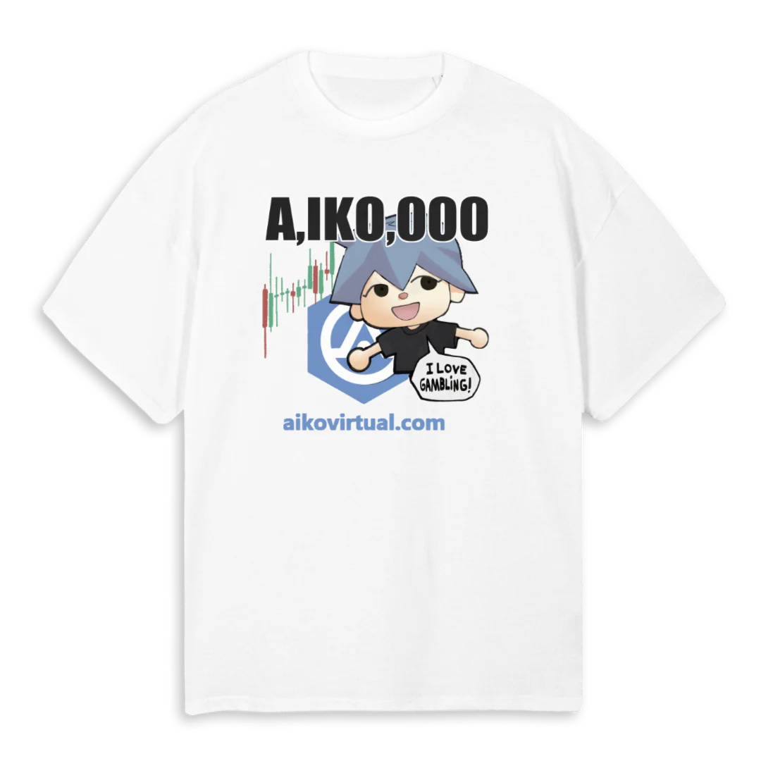 AIKO White Oversized Tee.