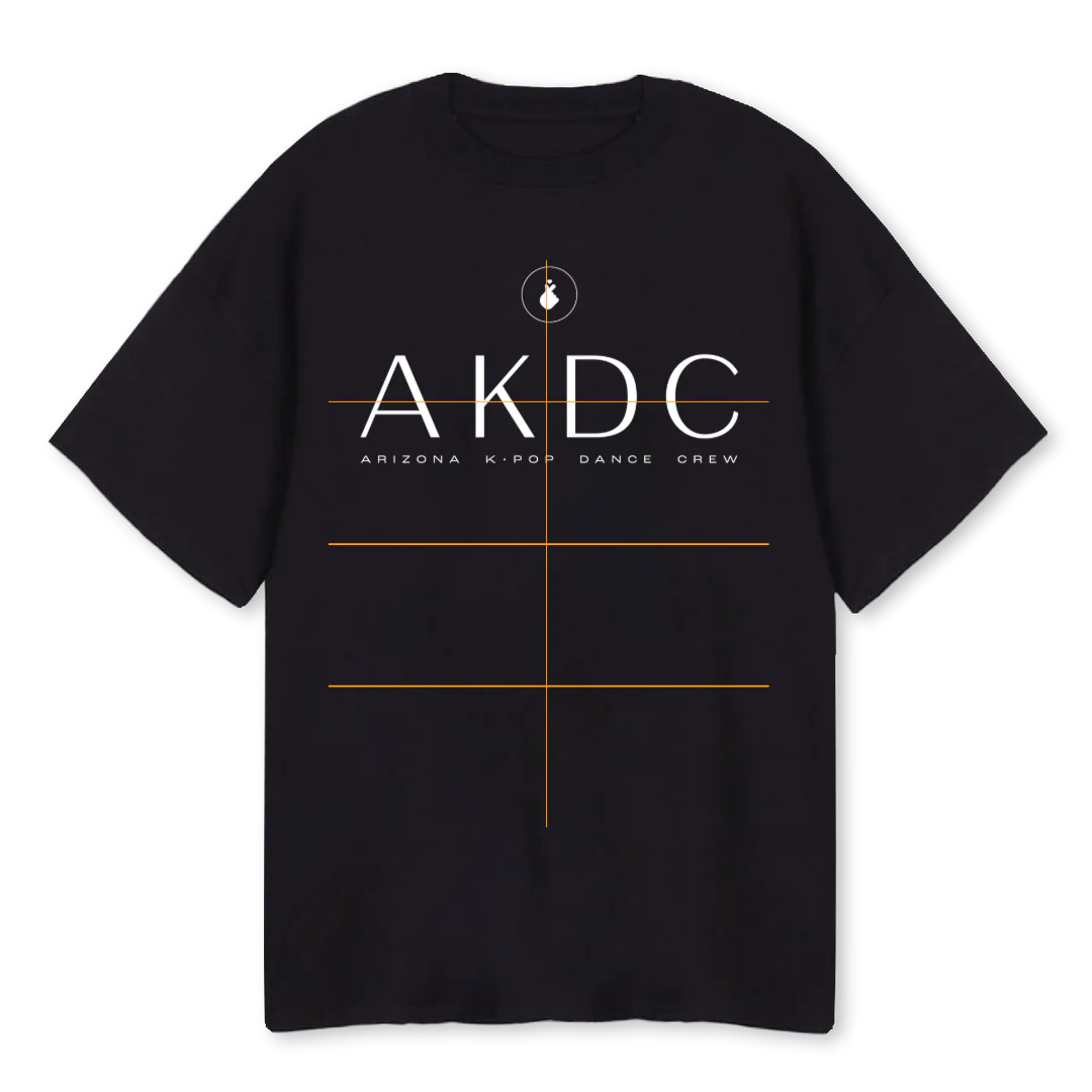 AKDC Black Oversized Tee.
