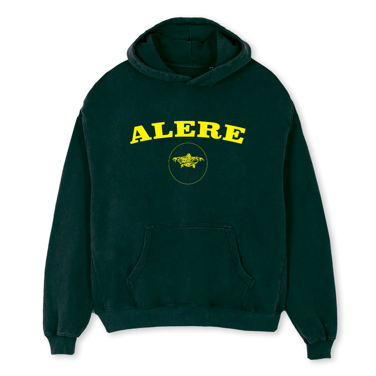 ALERE GLOBAL PREMIER Wild Green Oversized Hoodie.