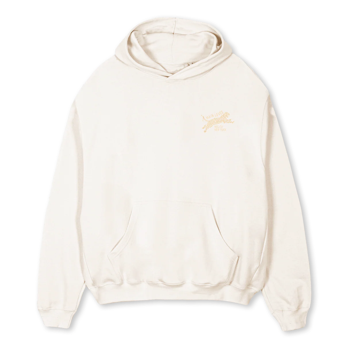 AMLCHINATOWNTIGER_VW Vintage White Oversized Hoodie.