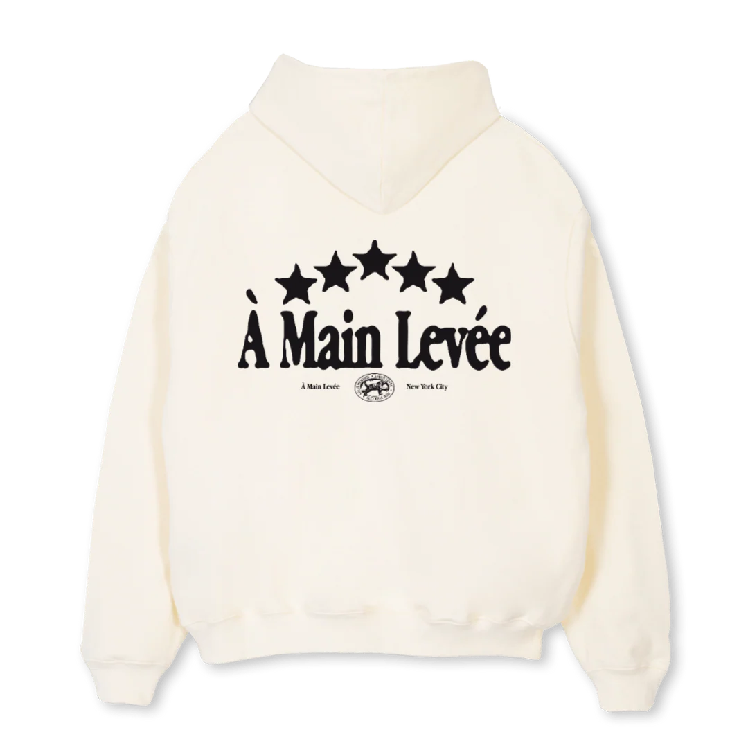 AMLSTARSHOOD Cream Oversized Hoodie. - Image 2