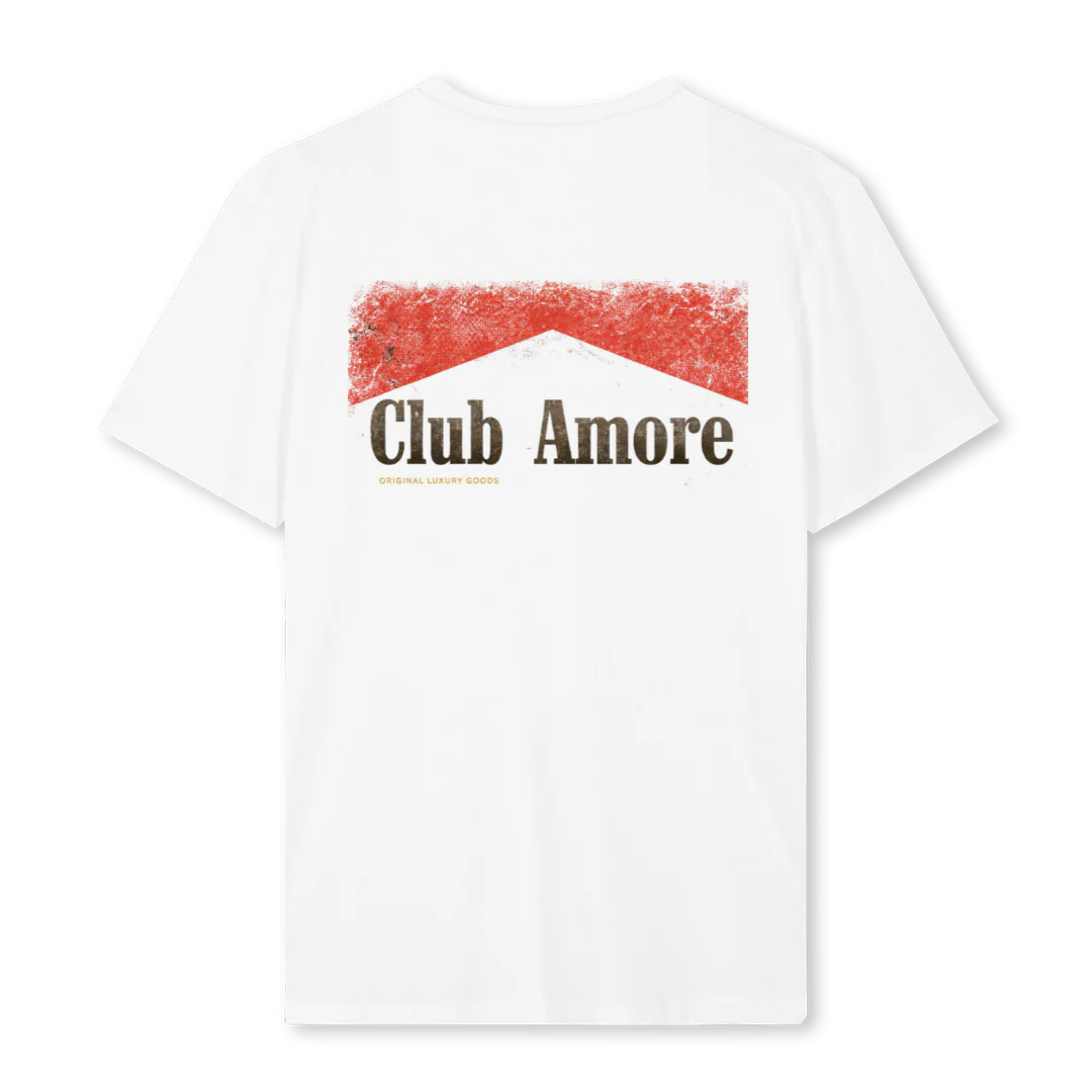 AMORE  White Regular Tee. - Image 2