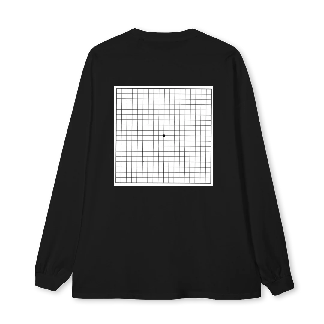 AMSLER LS BLK Black Oversized LS Tee. - Image 2