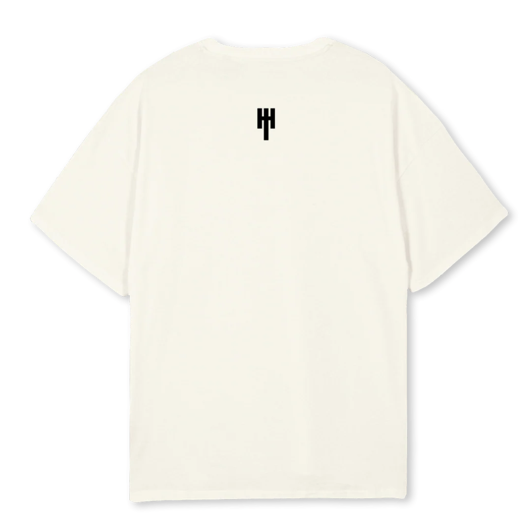 ANARCHIST  Cream Oversized Tee. - Image 2