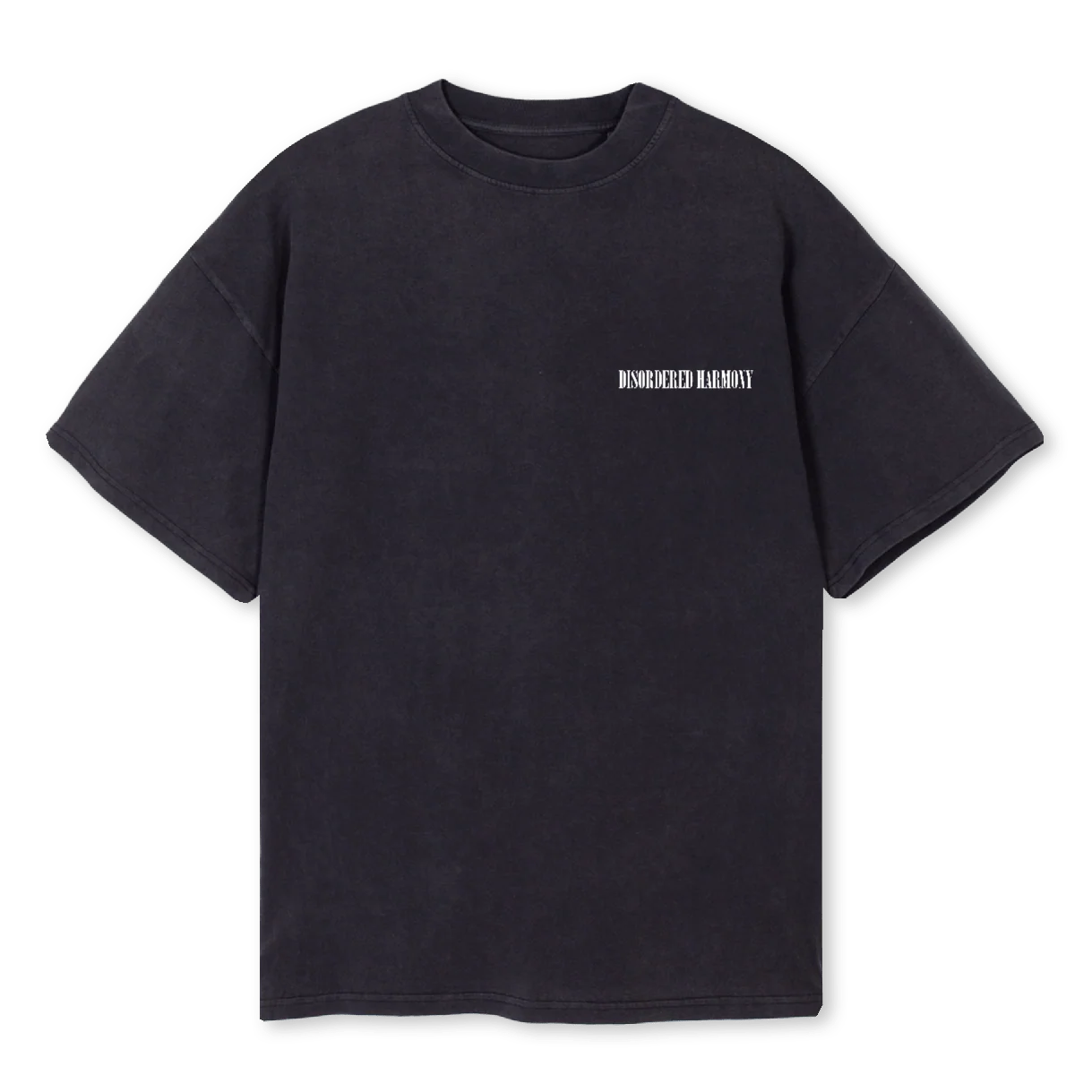 ANGEL 6 Vintage Black Oversized Tee. - Image 2
