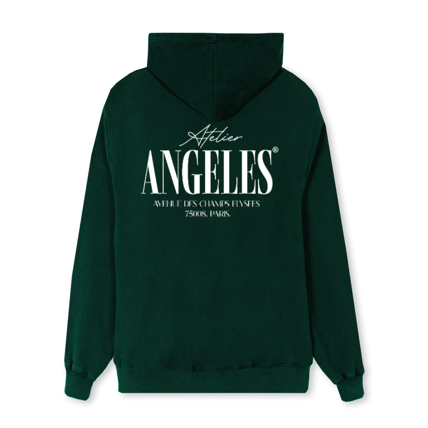 ANGELES HOODIEGREEN Wild Green Regular Hoodie. - Image 2