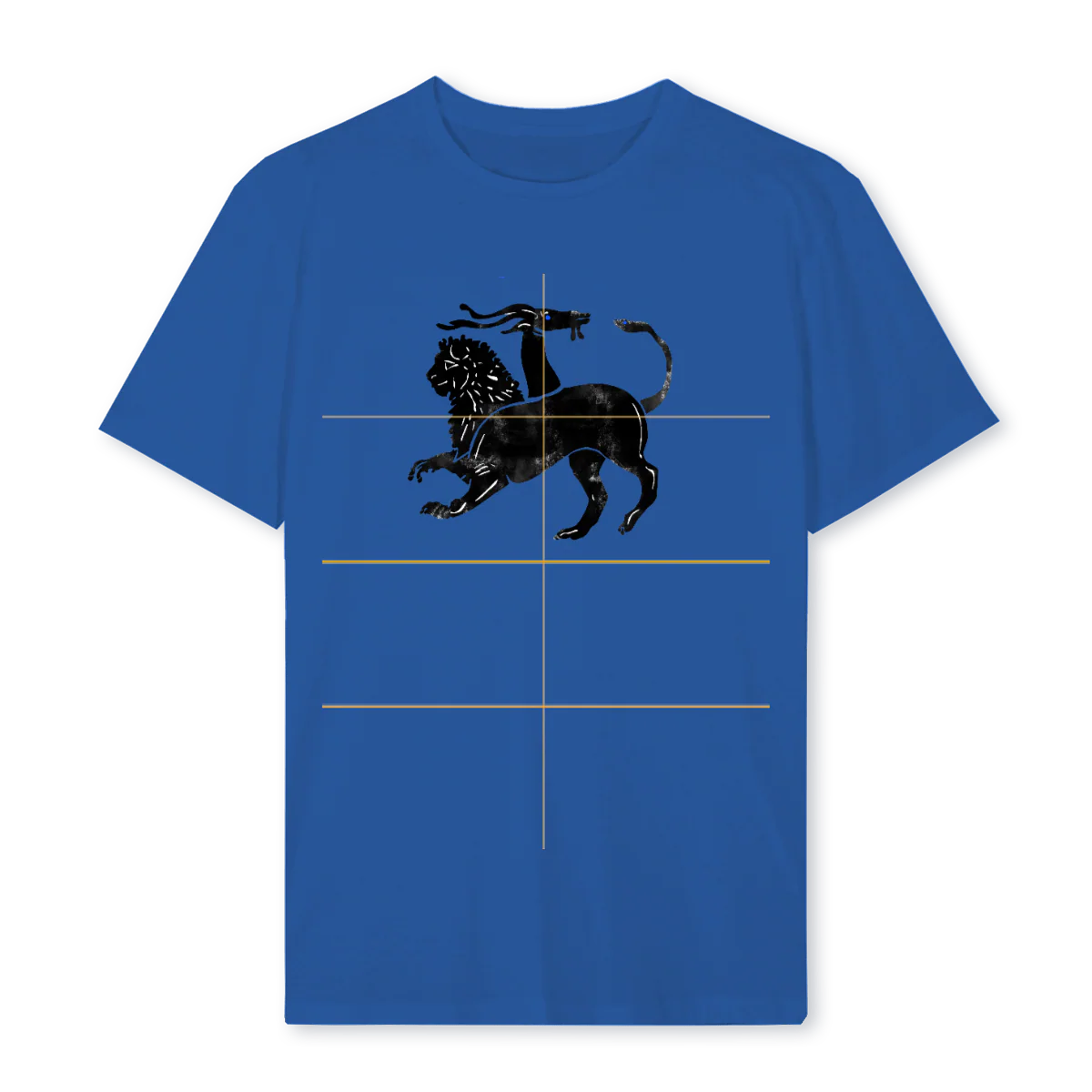 ANTHTEE Cobalt Blue Regular Tee.