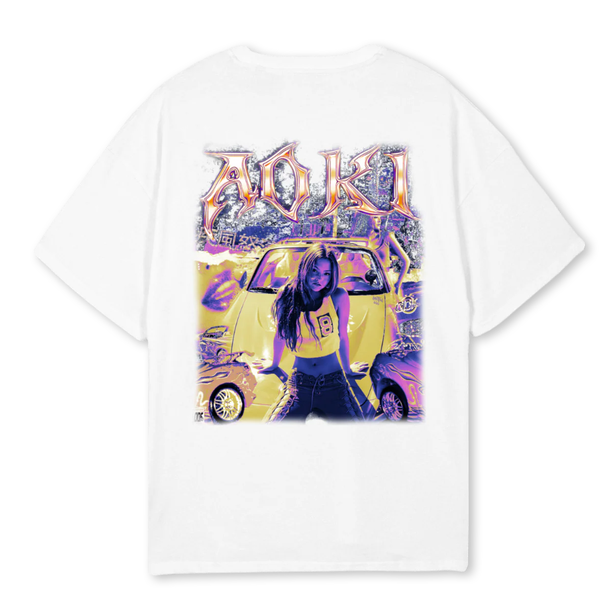 AOKI White Oversized Tee. - Image 2