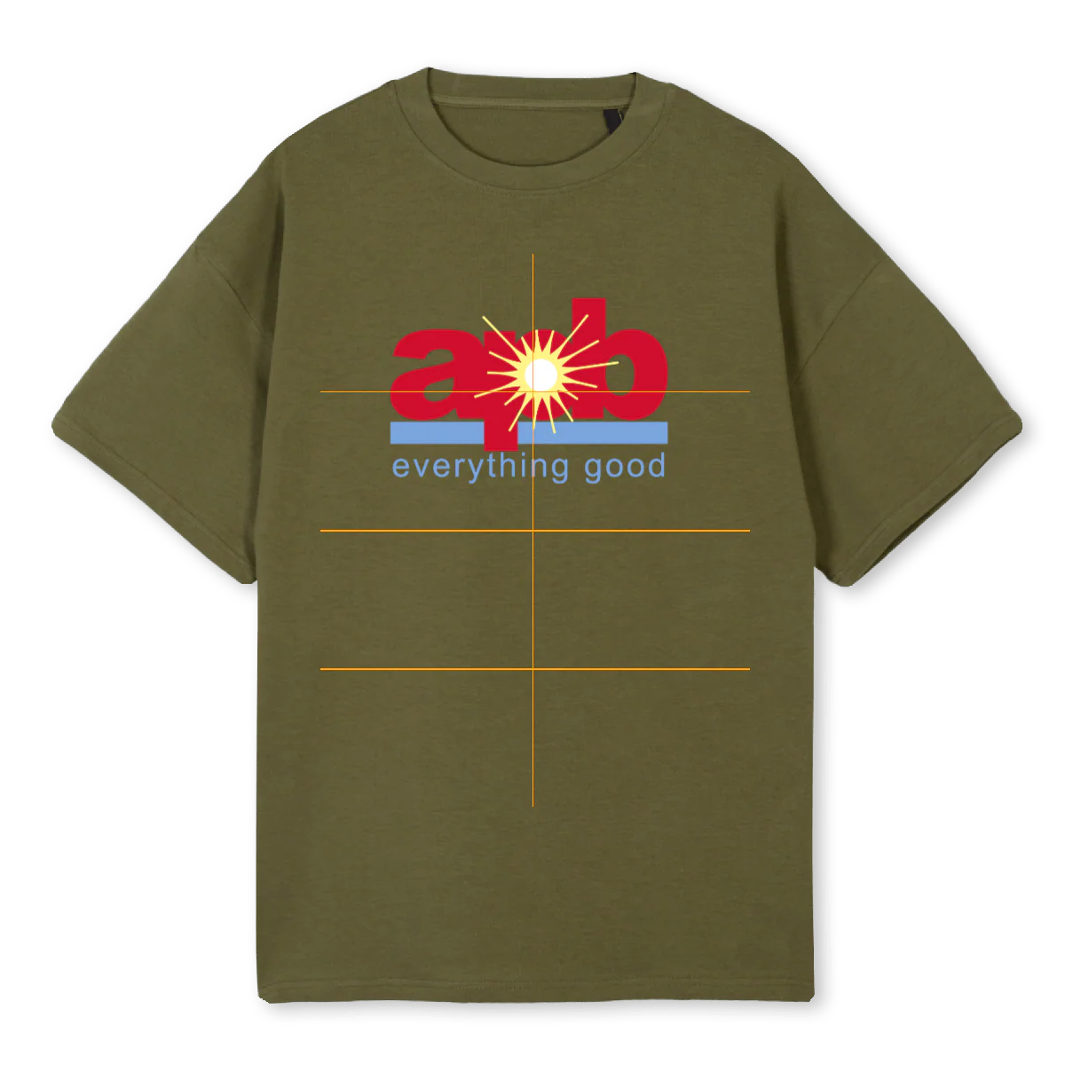 APBDOLE Kaki Oversized Tee.