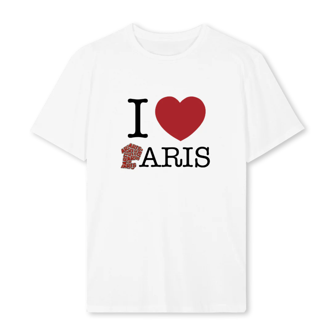 ARISFIRSTSAMPLEWHITE White Regular Tee.
