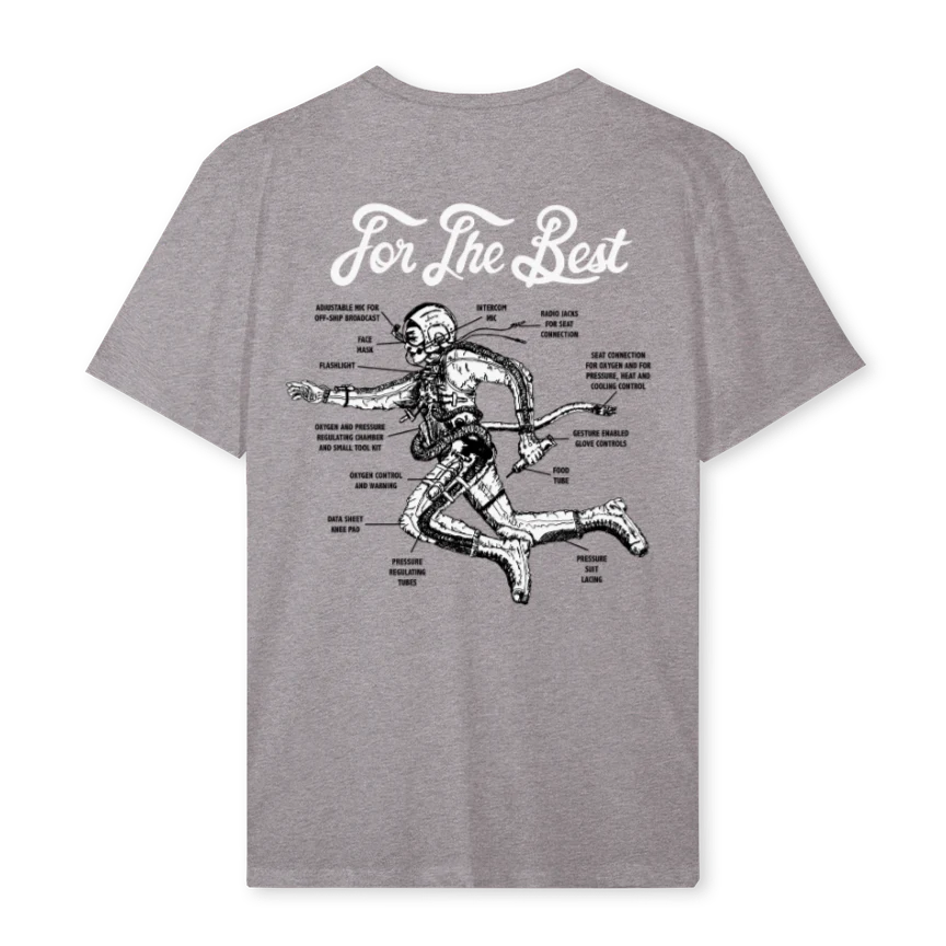 AST Grey Marl Regular Tee. - Image 2