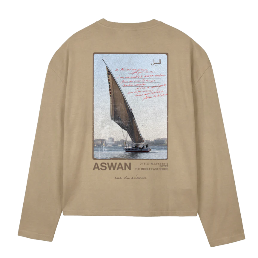 ASWAN Vintage Dune Oversized Boxy LS Tee. - Image 2