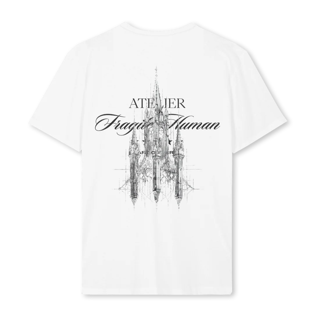 ATEL FRA DUOMO White Regular Tee. - Image 2