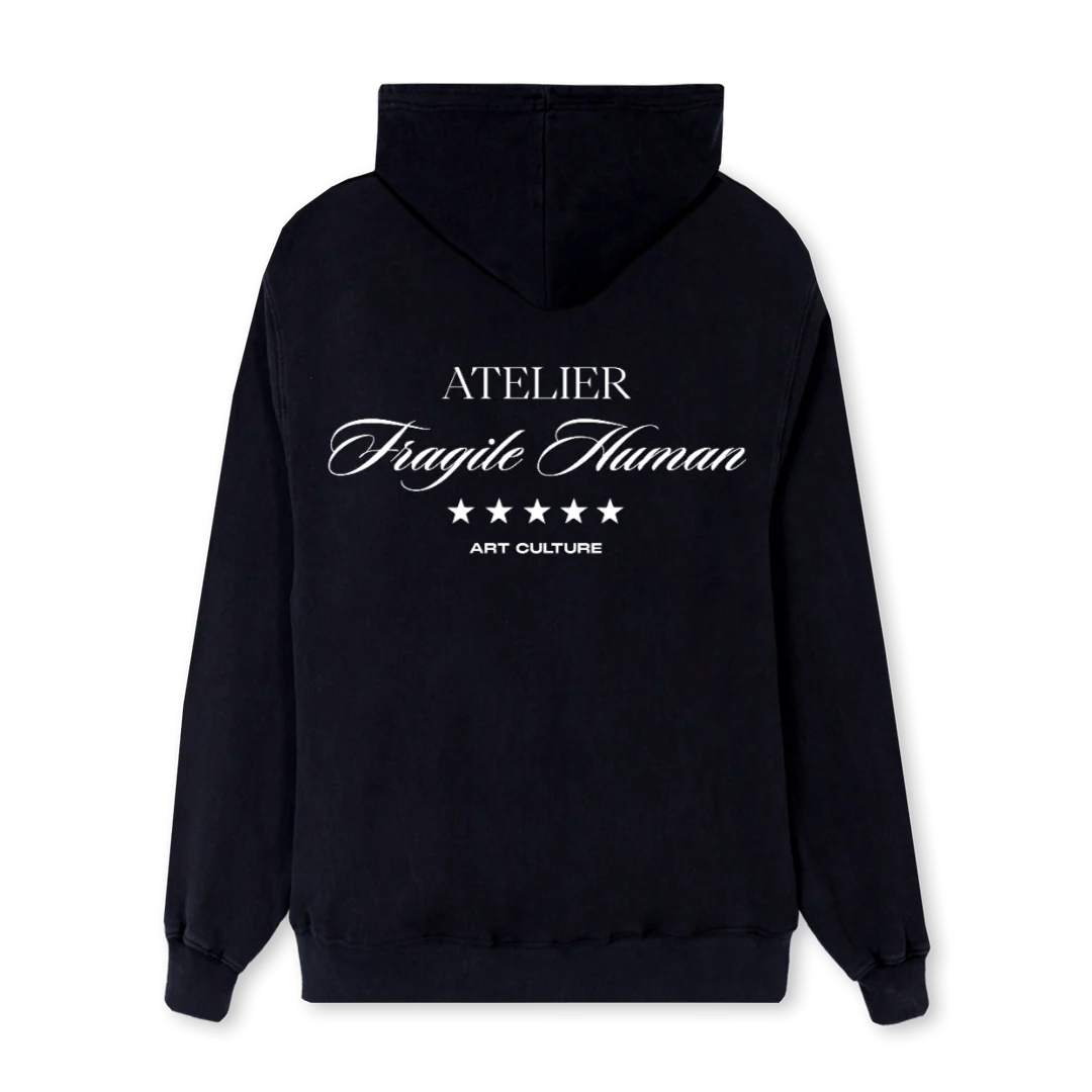 ATEL FRA HD Black Regular Hoodie. - Image 2