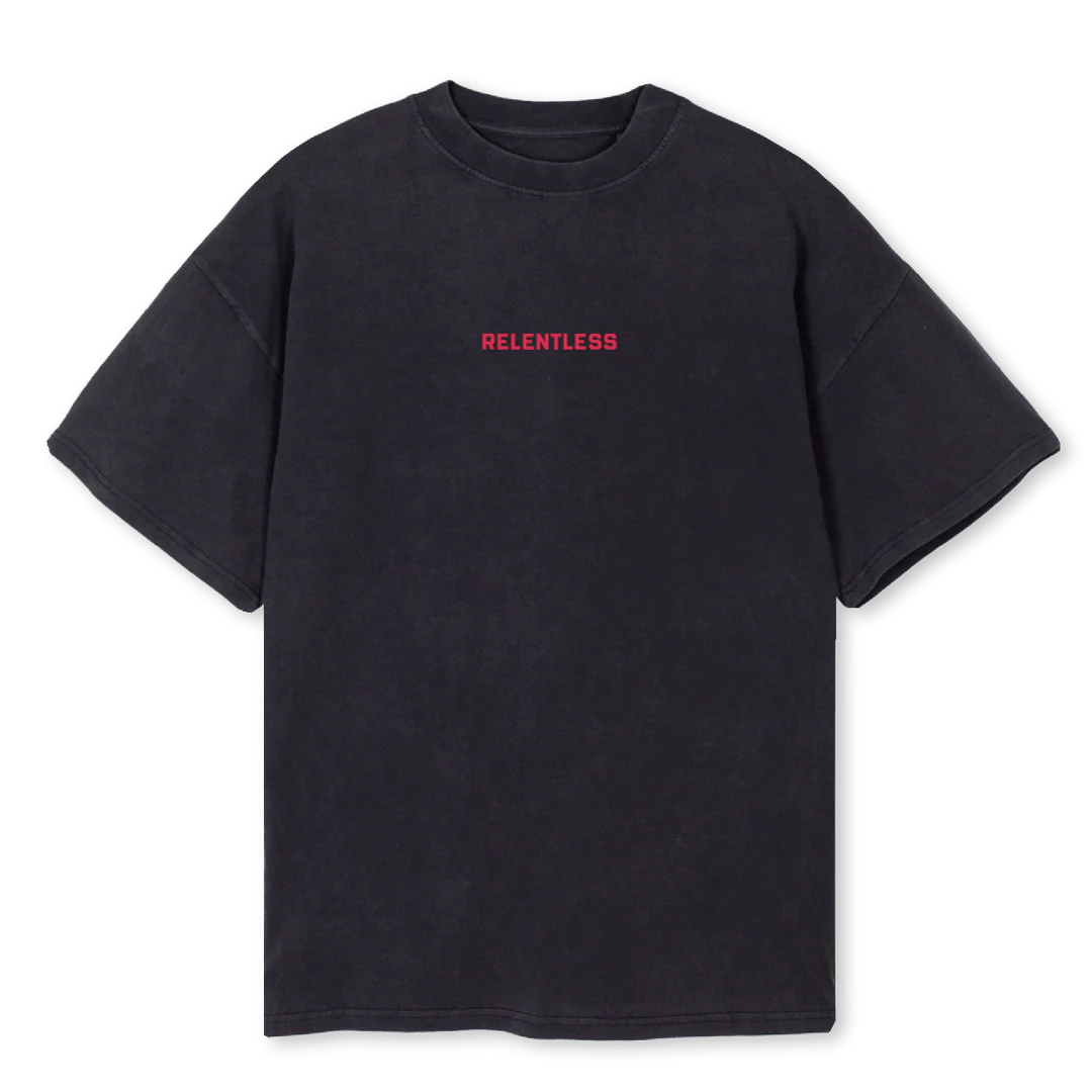 ATHLETIC WEAR Vintage Black Oversized Tee.