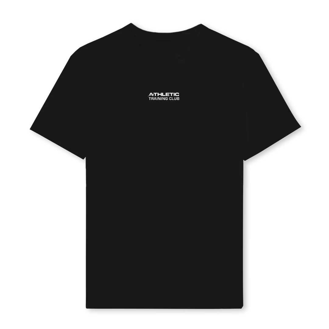 ATHLETICCLUBREGULARB Black Regular Tee.