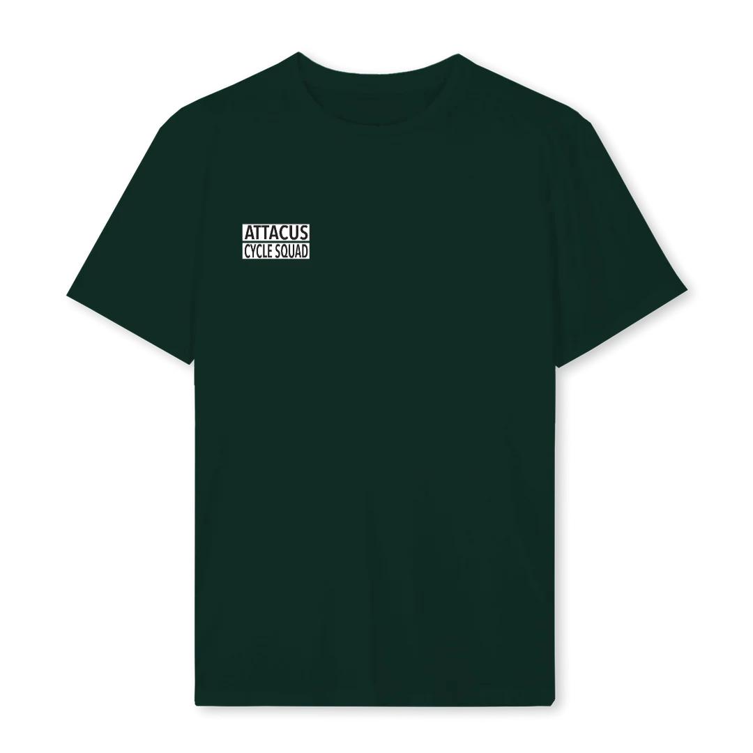 ATTACUSBACKPRINT Wild Green Regular Tee.