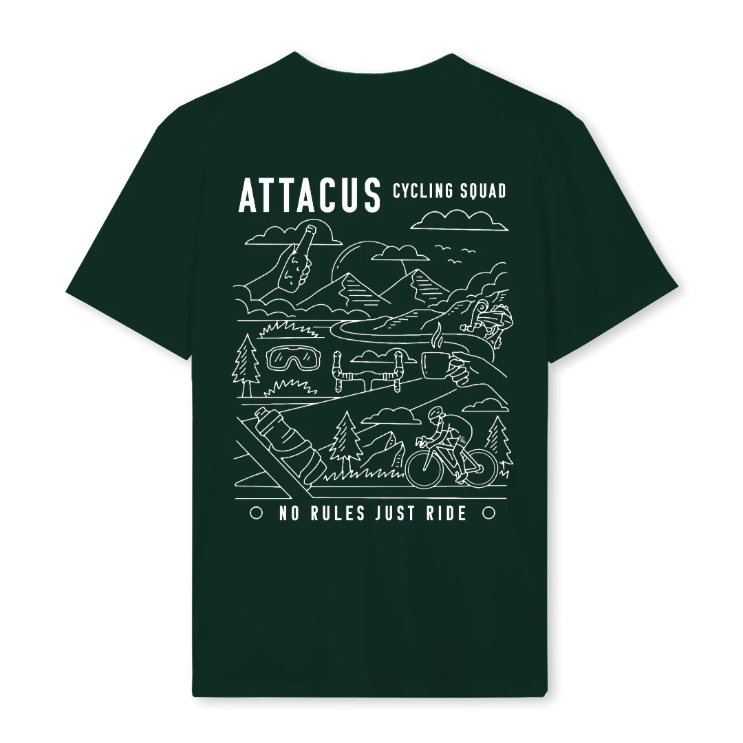 ATTACUSBACKPRINT Wild Green Regular Tee. - Image 2
