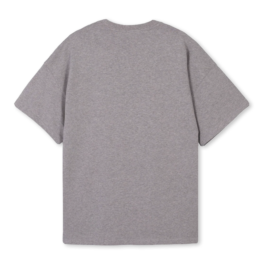 ATTACUSOVERSIZED Grey Marl Oversized Tee. - Image 2