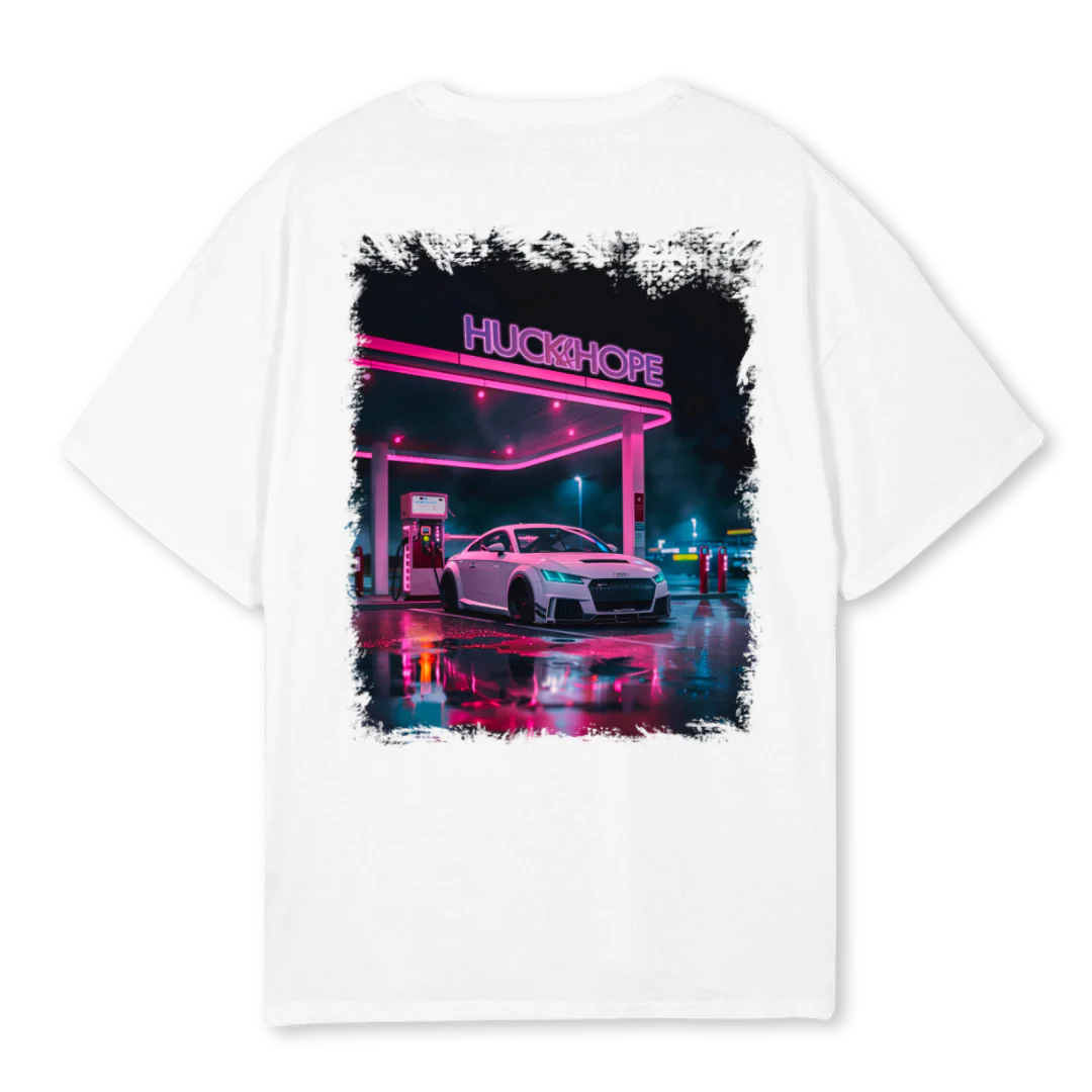 AUDI White Oversized Tee. - Image 2