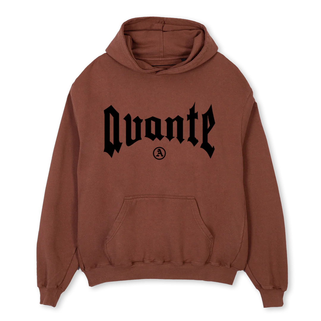 AVANTE SAMPE Vintage Brown Oversized Hoodie.