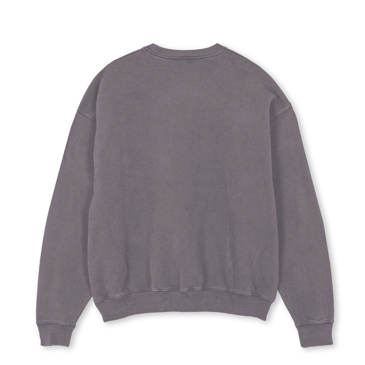 AVOIDDEADLINE Pigment Grey Oversized Crewneck Sweater. - Image 2