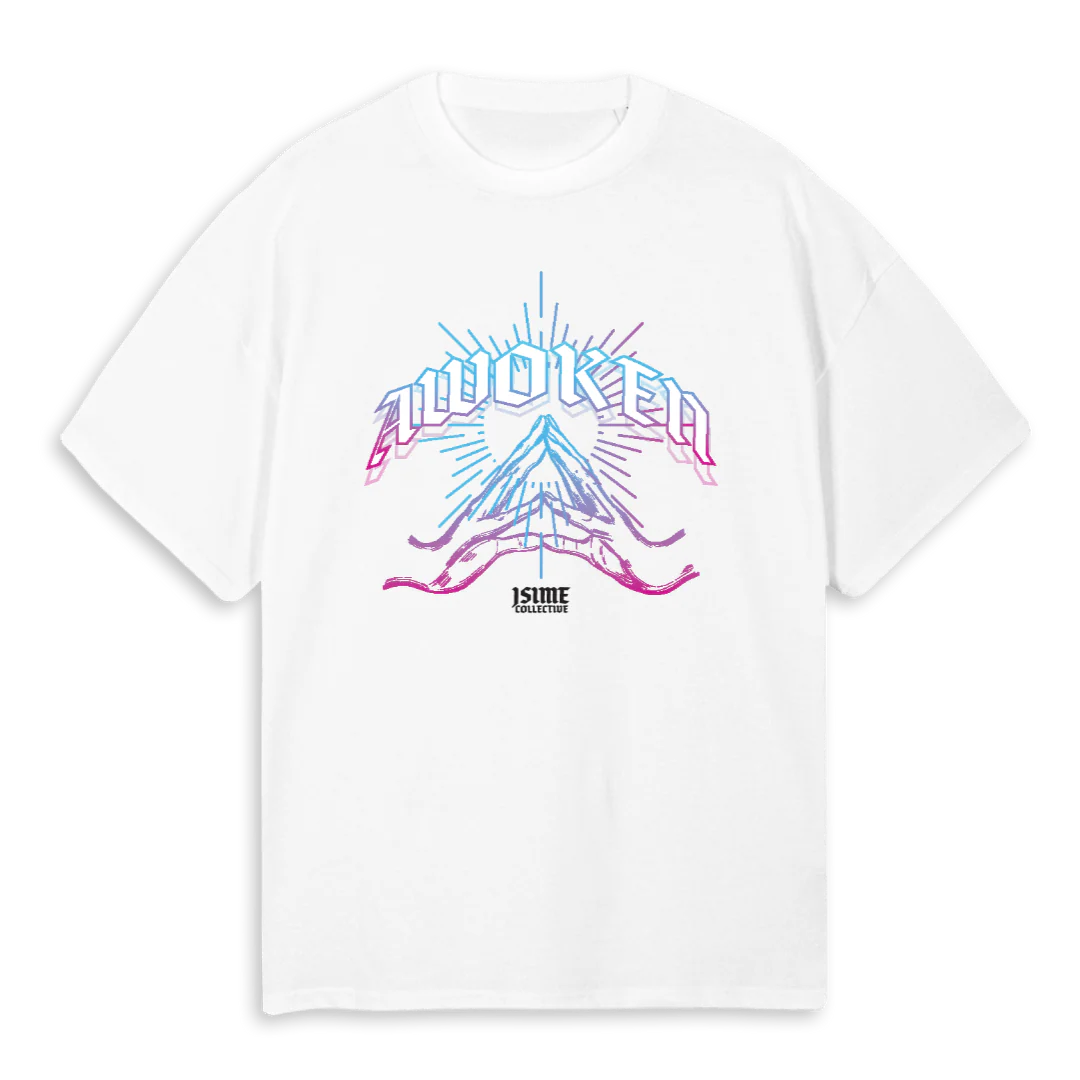 AWOKEN White Oversized Tee.