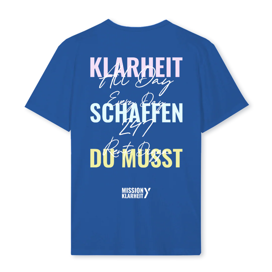AXAMEDKLRH Cobalt Blue Regular Tee. - Image 2