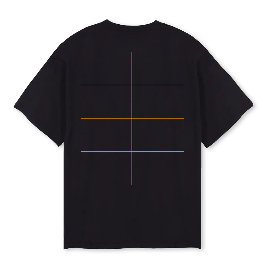 AXT Black Oversized Tee. - Image 2