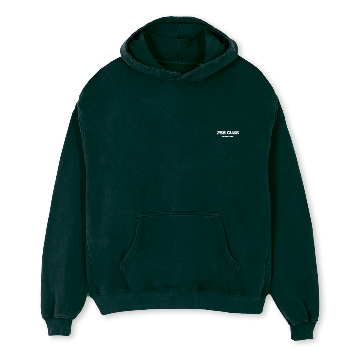 BACK AMSTERDAM Wild Green Oversized Hoodie.