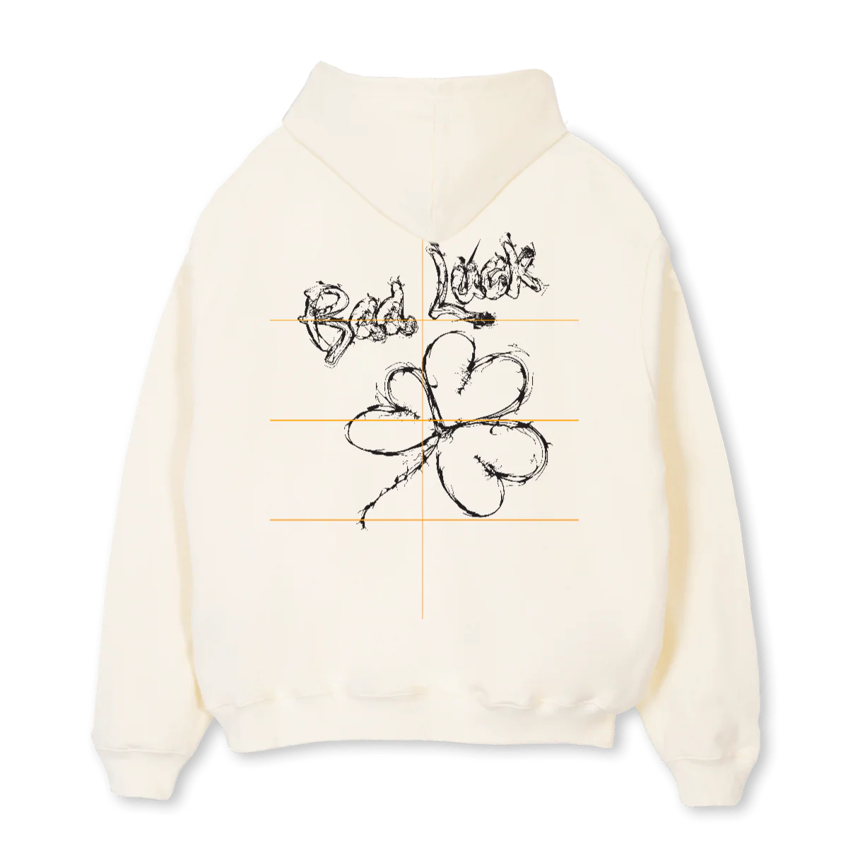 BADLUCK H CREAMITA Cream Oversized Hoodie. - Image 2