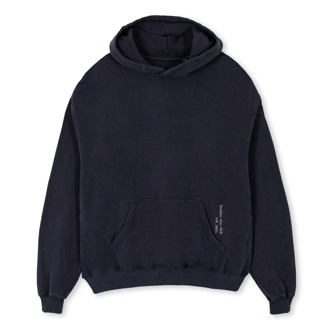 BANTONHOODIEONEXL Vintage Black Oversized Hoodie.