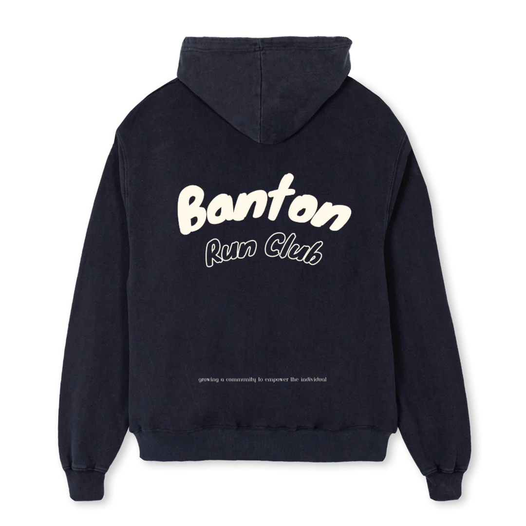 BANTONHOODIEONEXL Vintage Black Oversized Hoodie. - Image 2