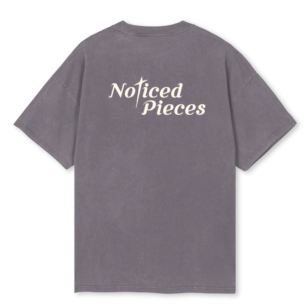 BASICCROSS Pigment Grey Oversized Tee. - Image 2