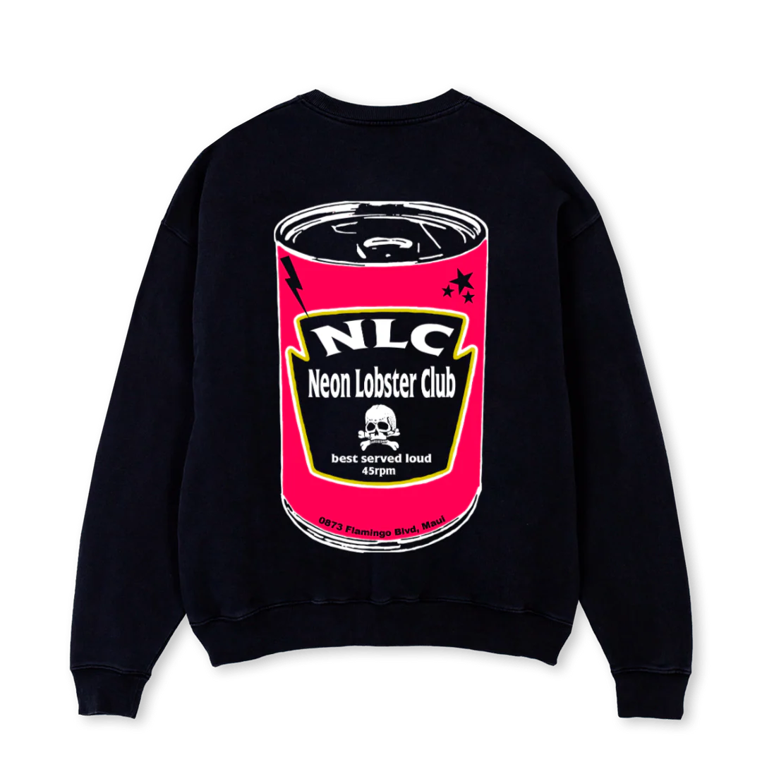 BEANZ Black Oversized Crewneck Sweater. - Image 2