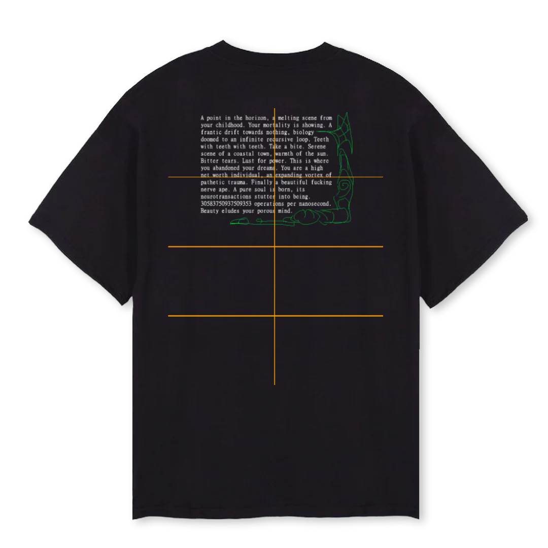 BEATDROPS Black Oversized Tee. - Image 2