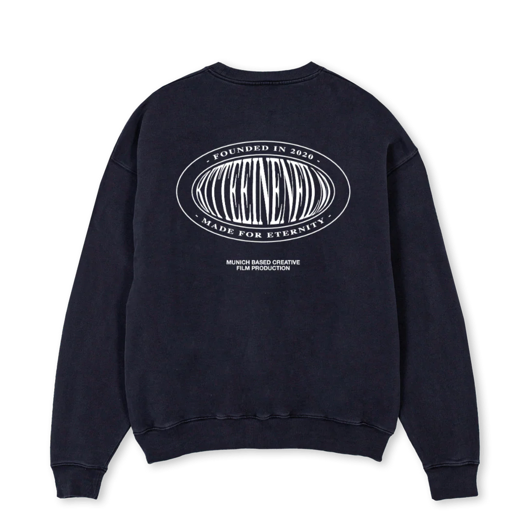 BEF GANG SWEATER Vintage Black Oversized Crewneck Sweater. - Image 2