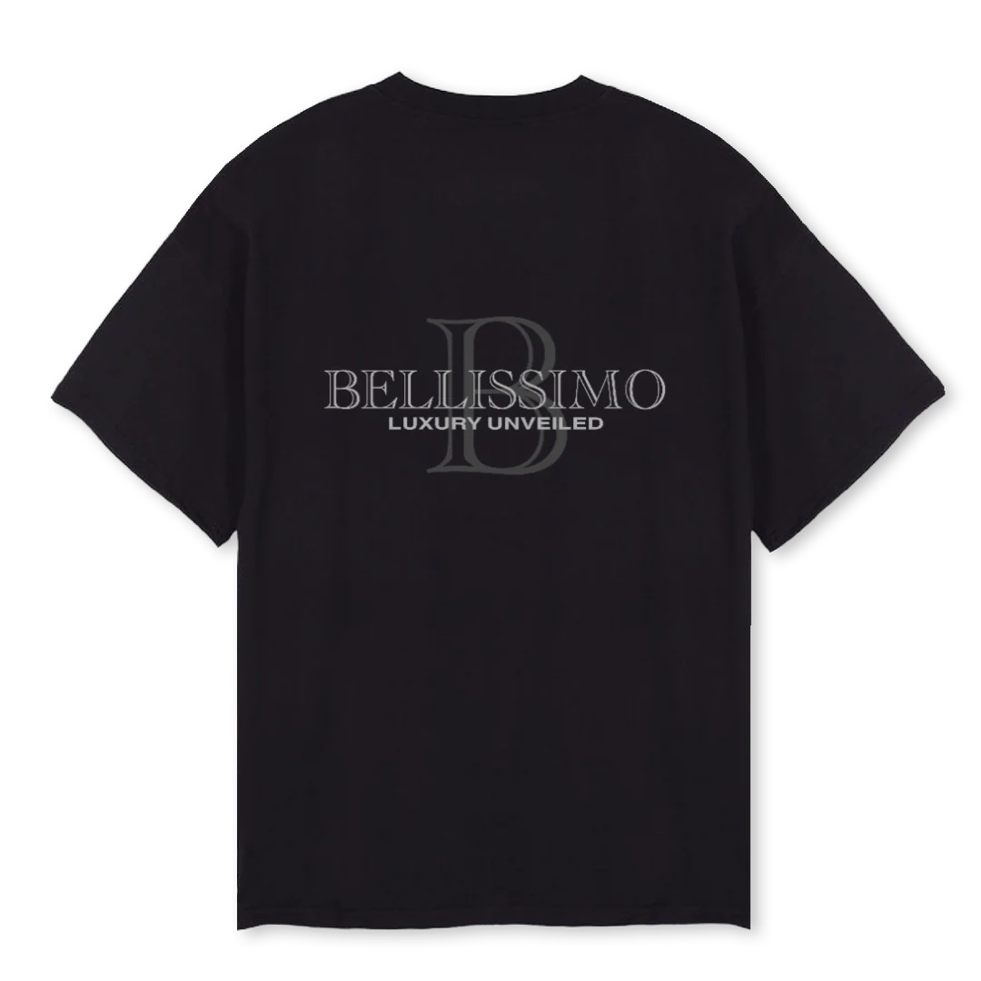 BELLISSIMO Black Oversized Tee. - Image 2