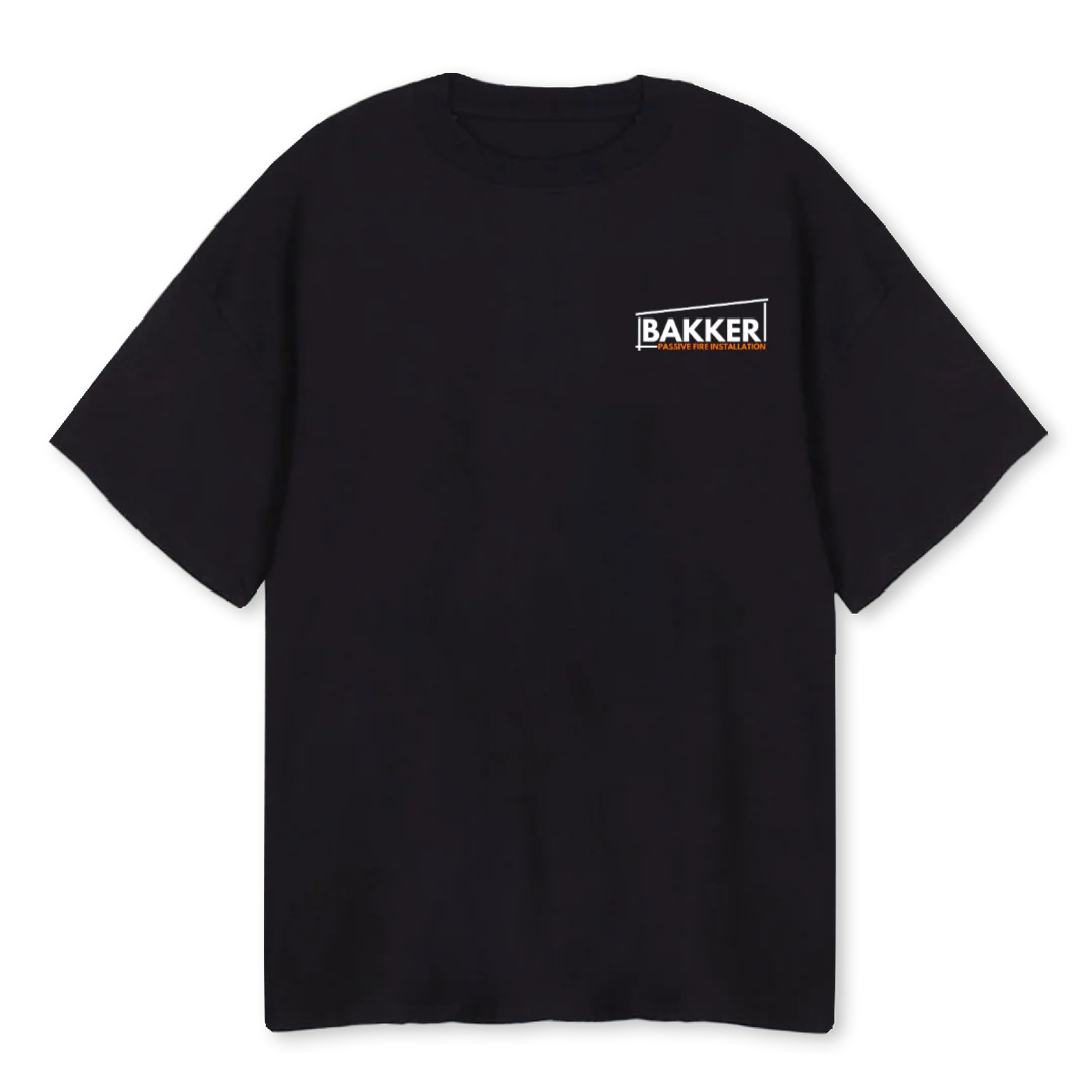 BENBARKER Black Oversized Tee.