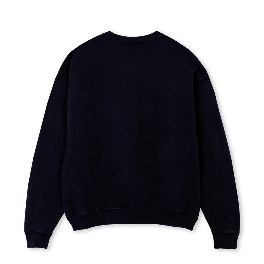 BERGMANNBLUE Black Oversized Crewneck Sweater. - Image 2