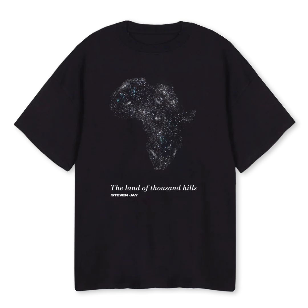 BERLIN Black Oversized Tee.