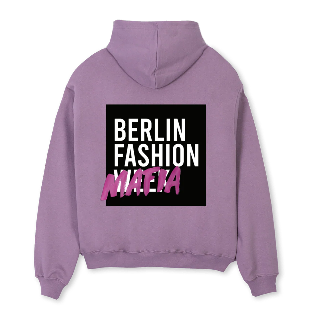 BFM Purple Oversized Hoodie. - Image 2